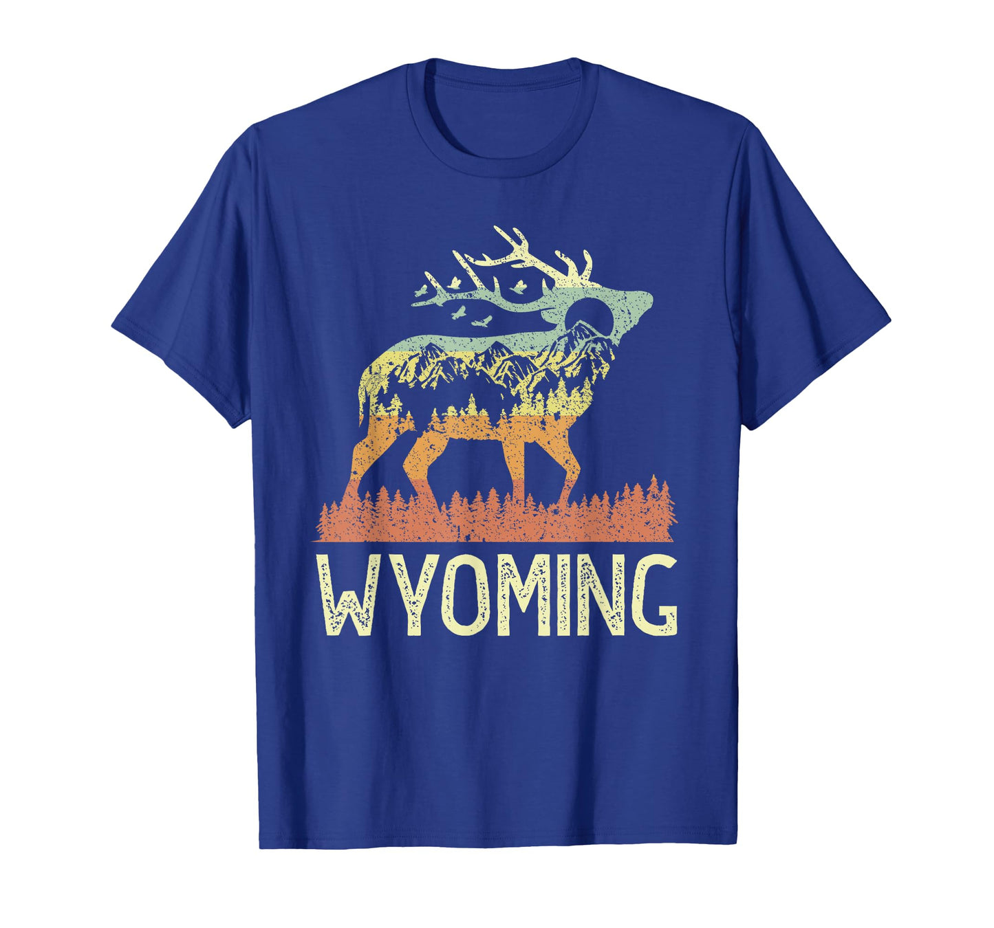 Wyoming - Vintage Men Women 70s 80s Graphic Cool Nature T-Shirt