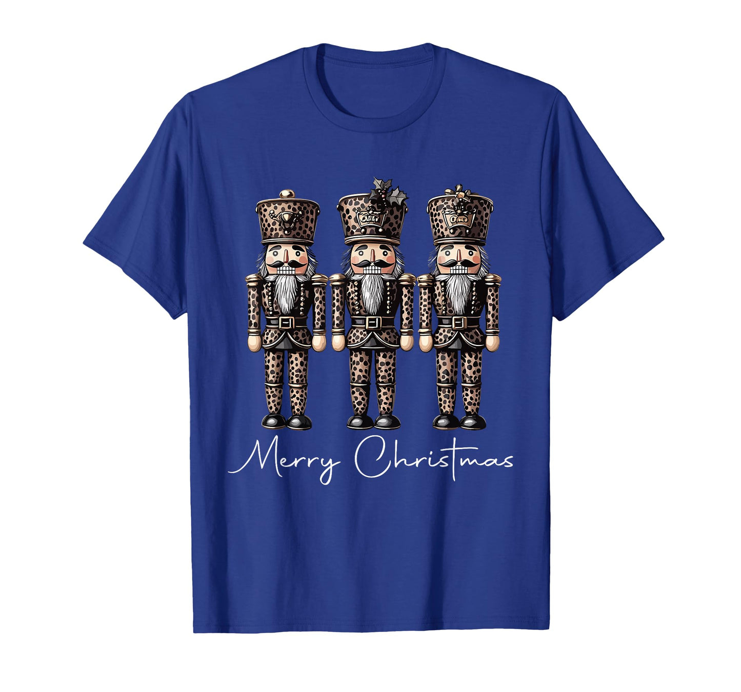 Funny Retro Leopard Nutcrackers Ballet Sugar Plum Fairy Xmas T-Shirt