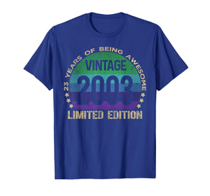 23 Year Old Gifts Vintage 2003 Limited Edition 23rd Birthday T-Shirt