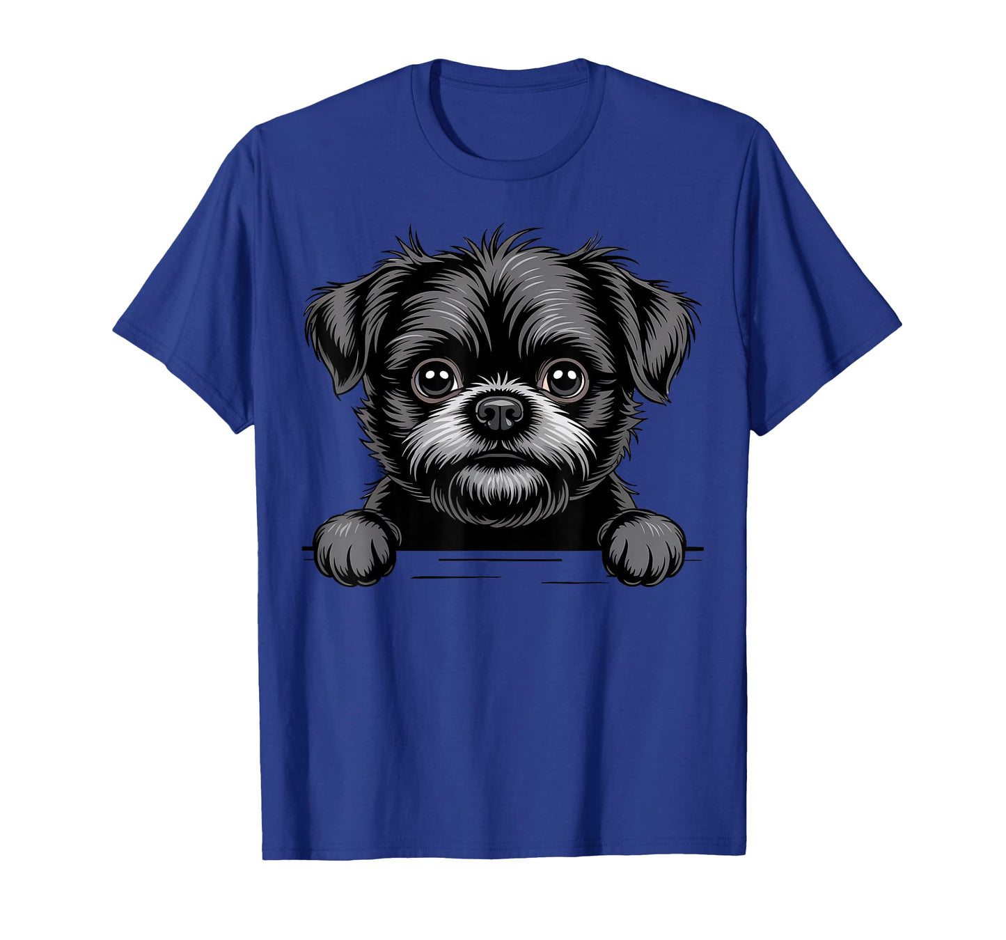 Affenpinscher Funny Peeking Pocket Puppy Monkey Dog Lover T-Shirt