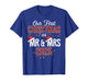 Our First Christmas As Mr & Mrs 2025 Couple Pajamas Matching T-Shirt