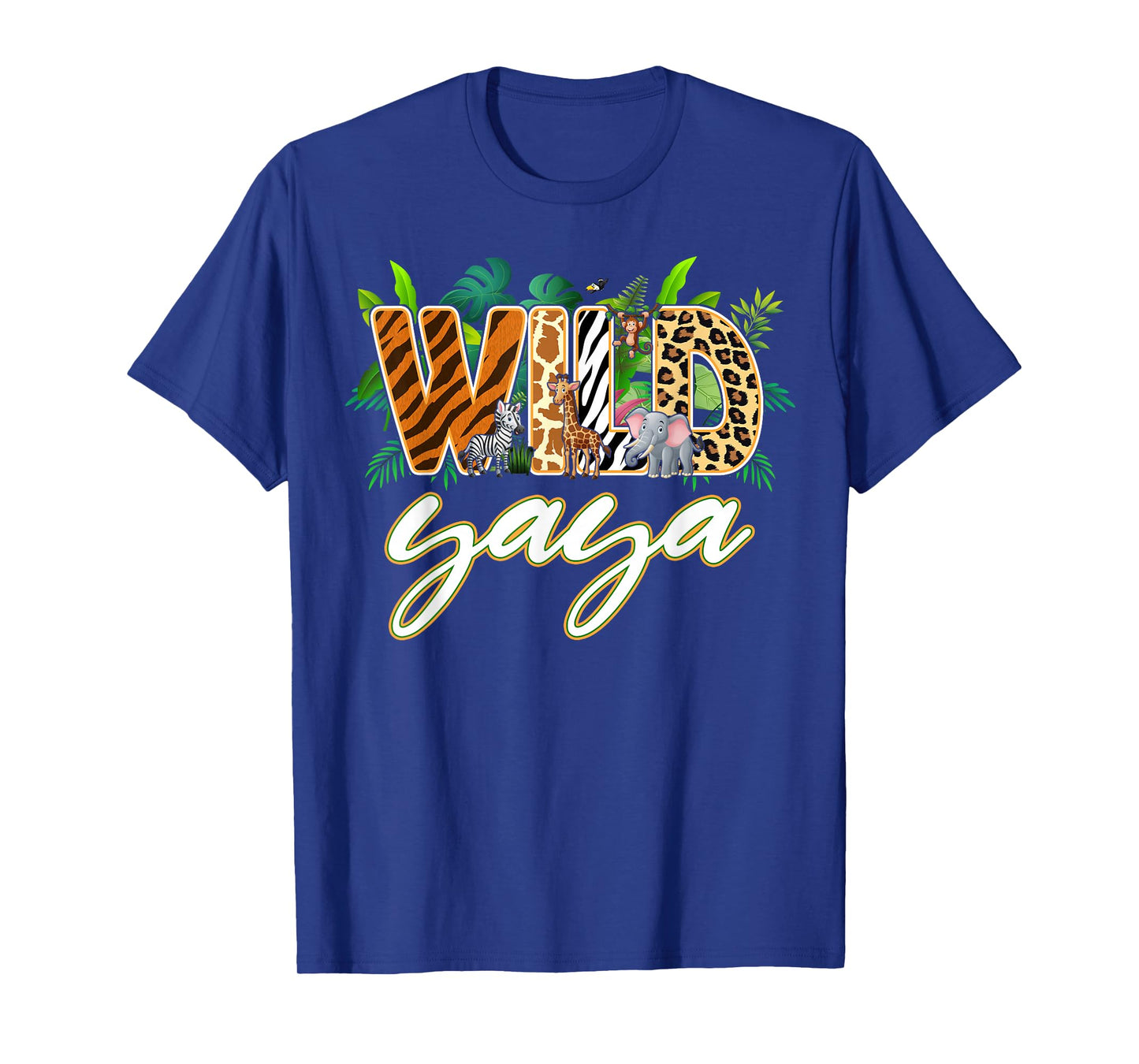 Yaya of The Wild One Zoo Birthday Safari Jungle Family T-Shirt
