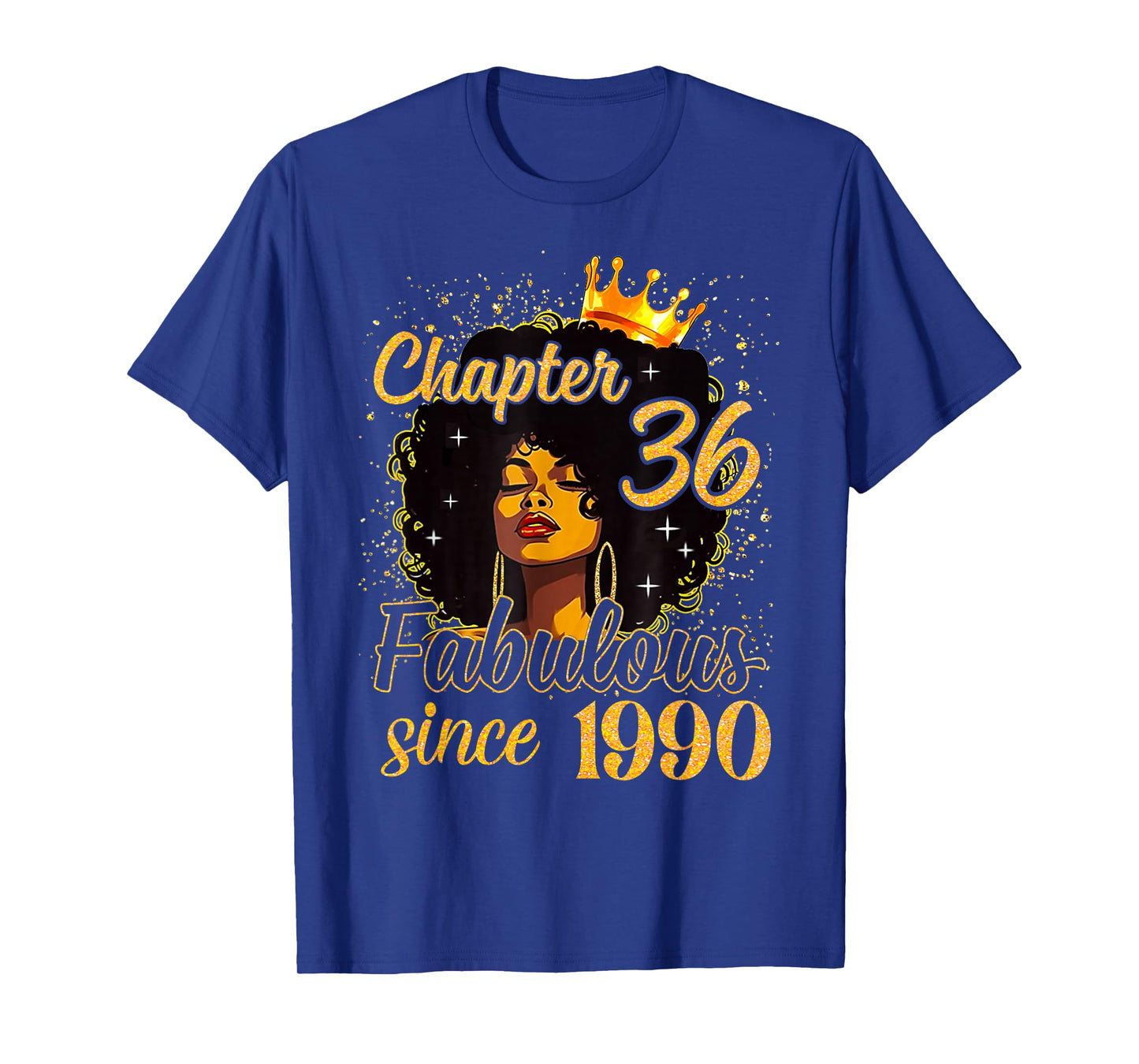 Chapter 36 Fabulous Since 1990 Birthday Women Melanin T-Shirt