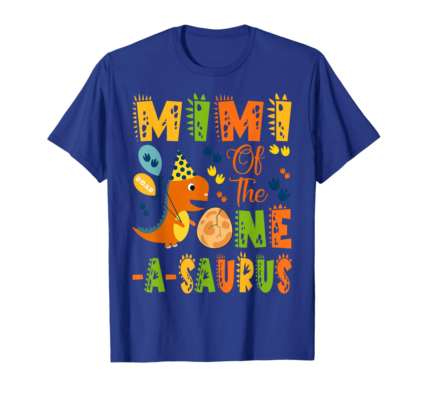 Mimi of The One-A-Saurus 1St Birthday Dinosaur Party T-Shirt
