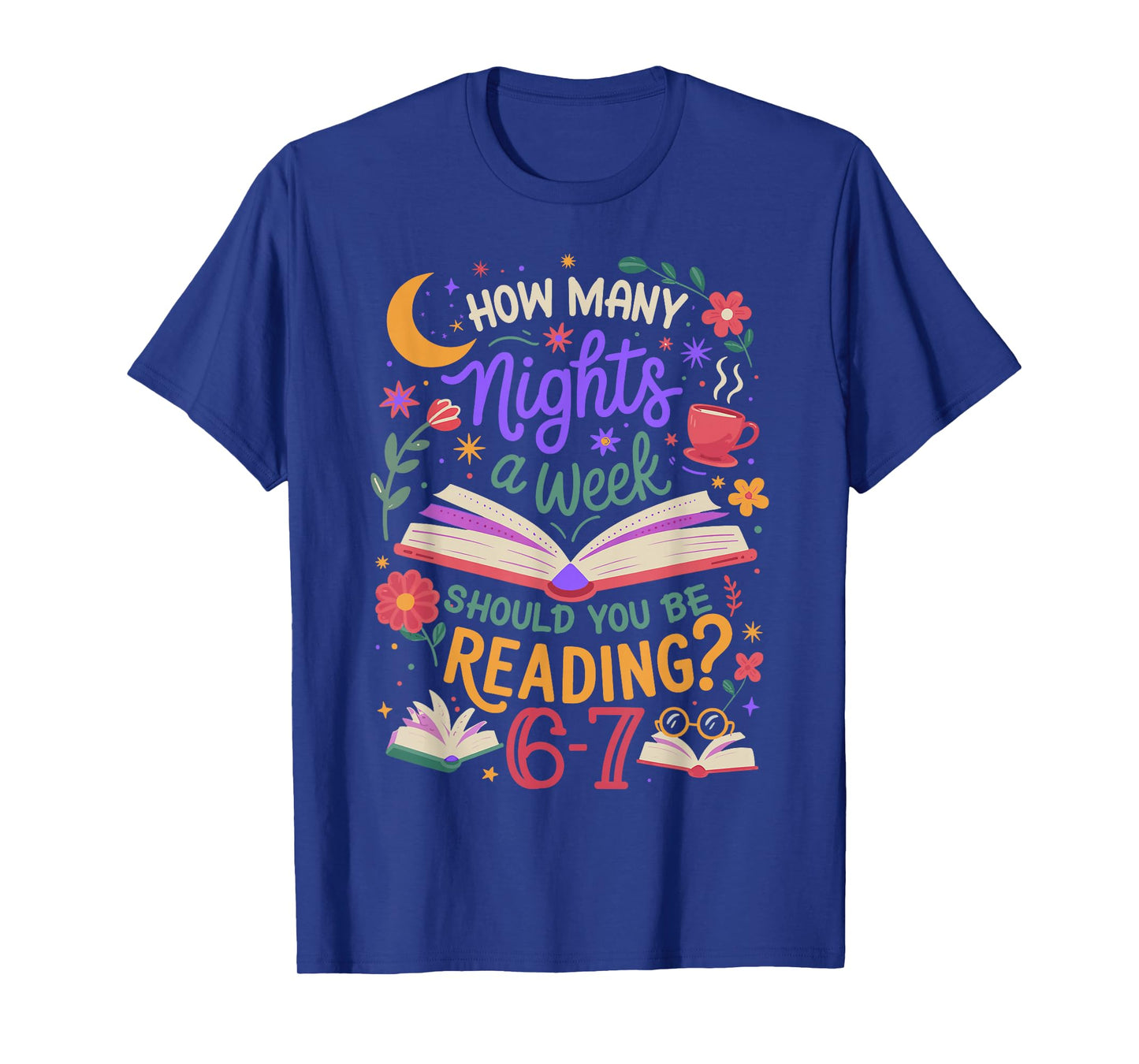 Reading 6 7 Meme Six Seven Cozy Funny Book Lover Teacher T-Shirt
