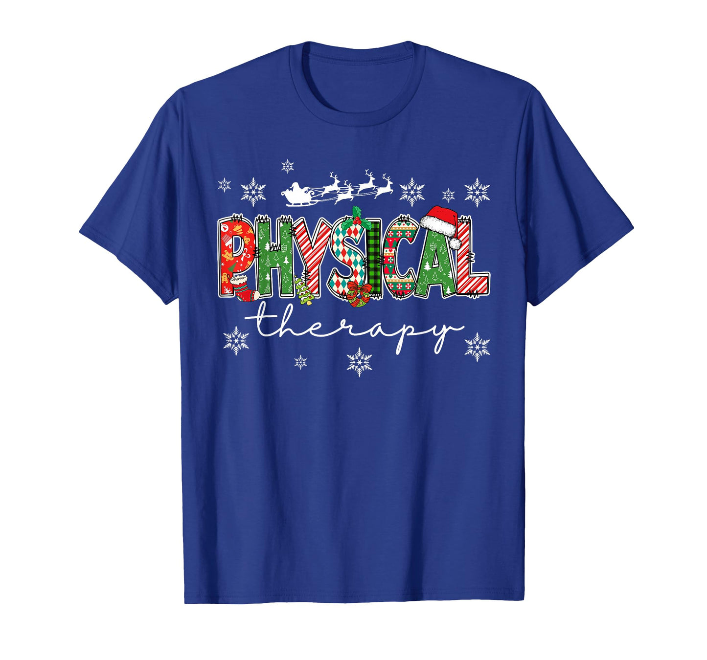 Physical Therapy Christmas Ugly Sweater Holiday Cheer T-Shirt