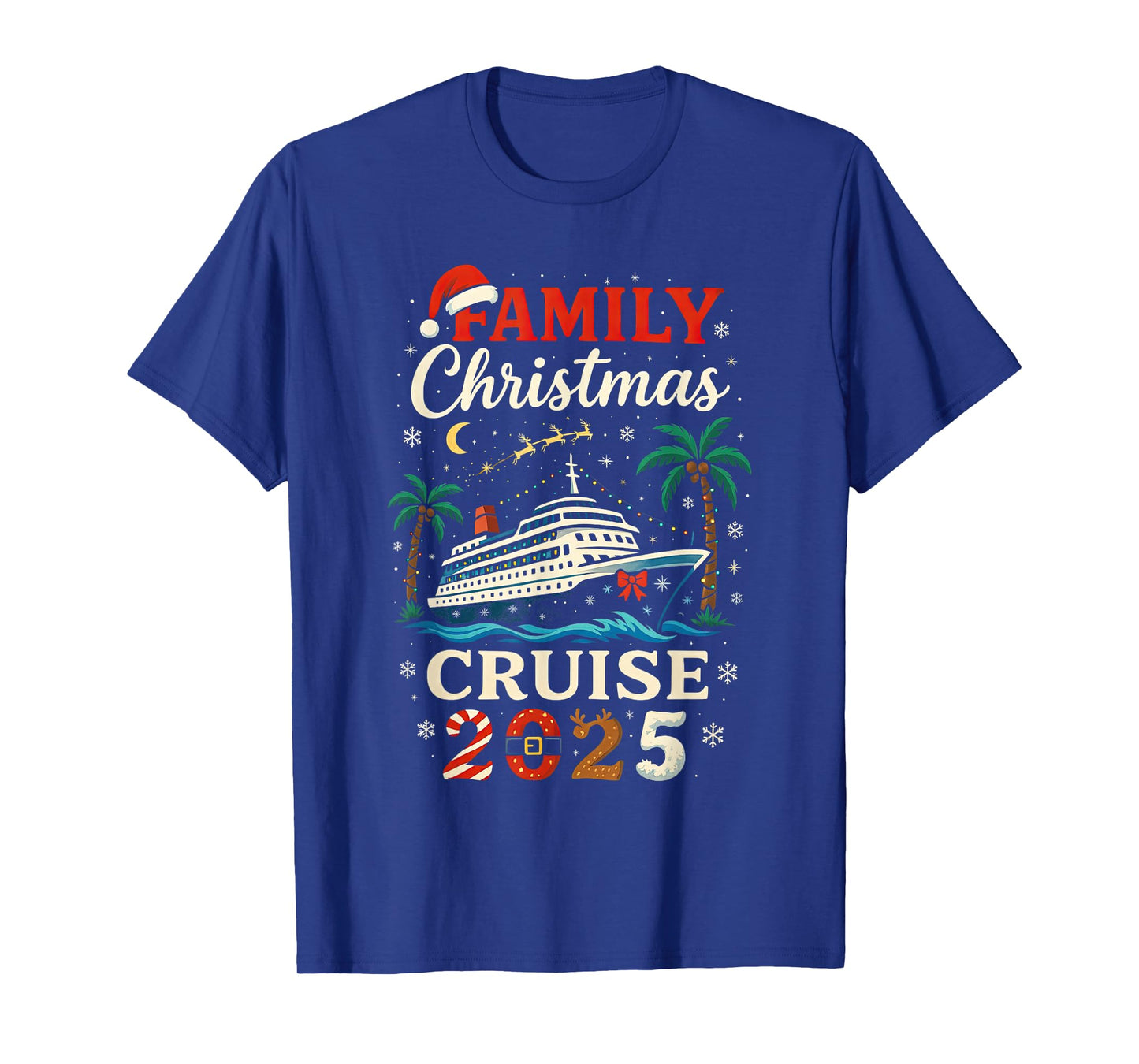 Family Christmas Cruise 2025 Design Boys Girls Kids Adults T-Shirt