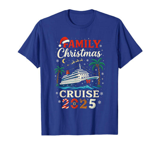 Family Christmas Cruise 2025 Design Boys Girls Kids Adults T-Shirt