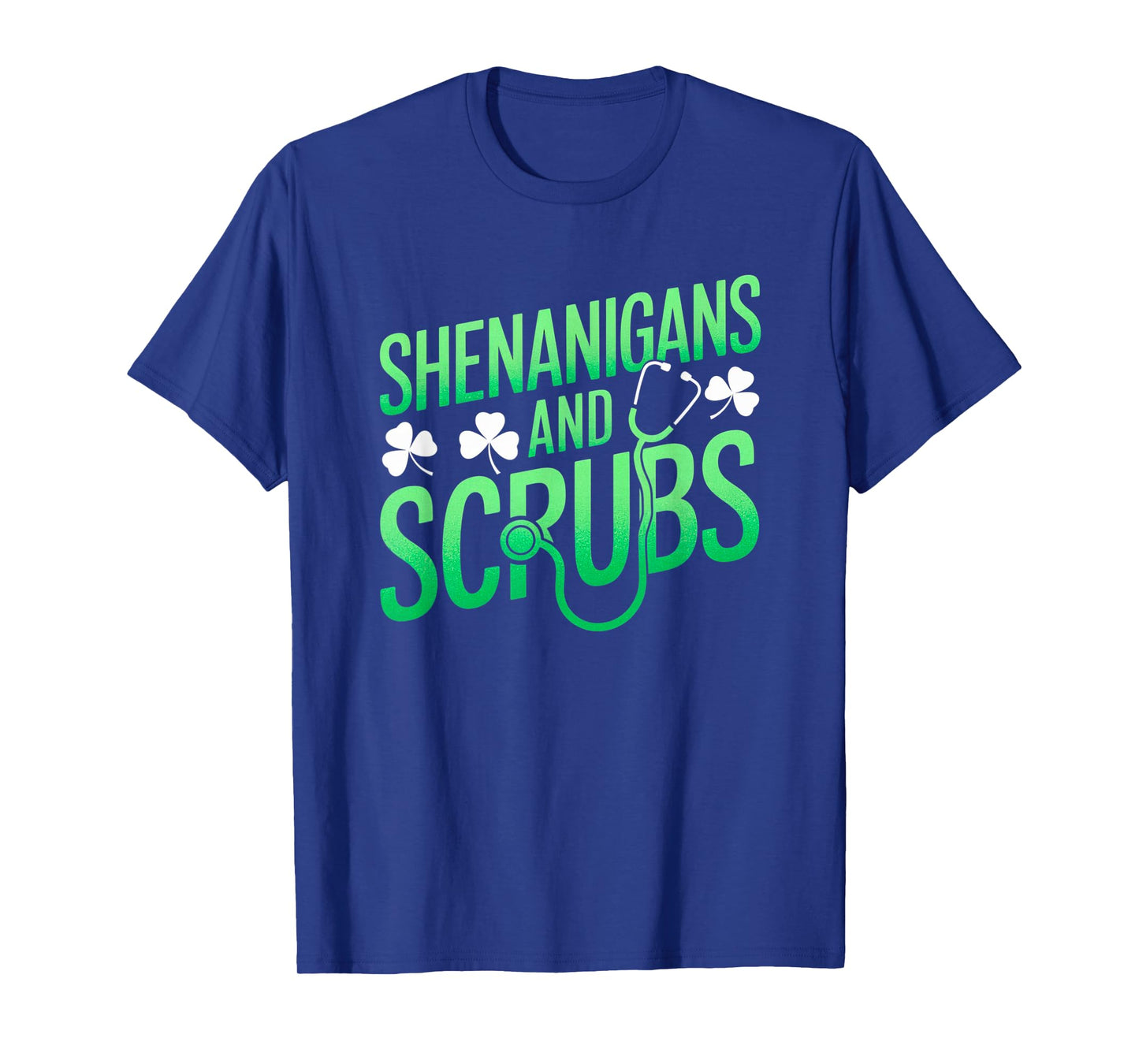 Nurse Shenanigans and Scrubs St Patricks Day Nursing Student T-Shirt