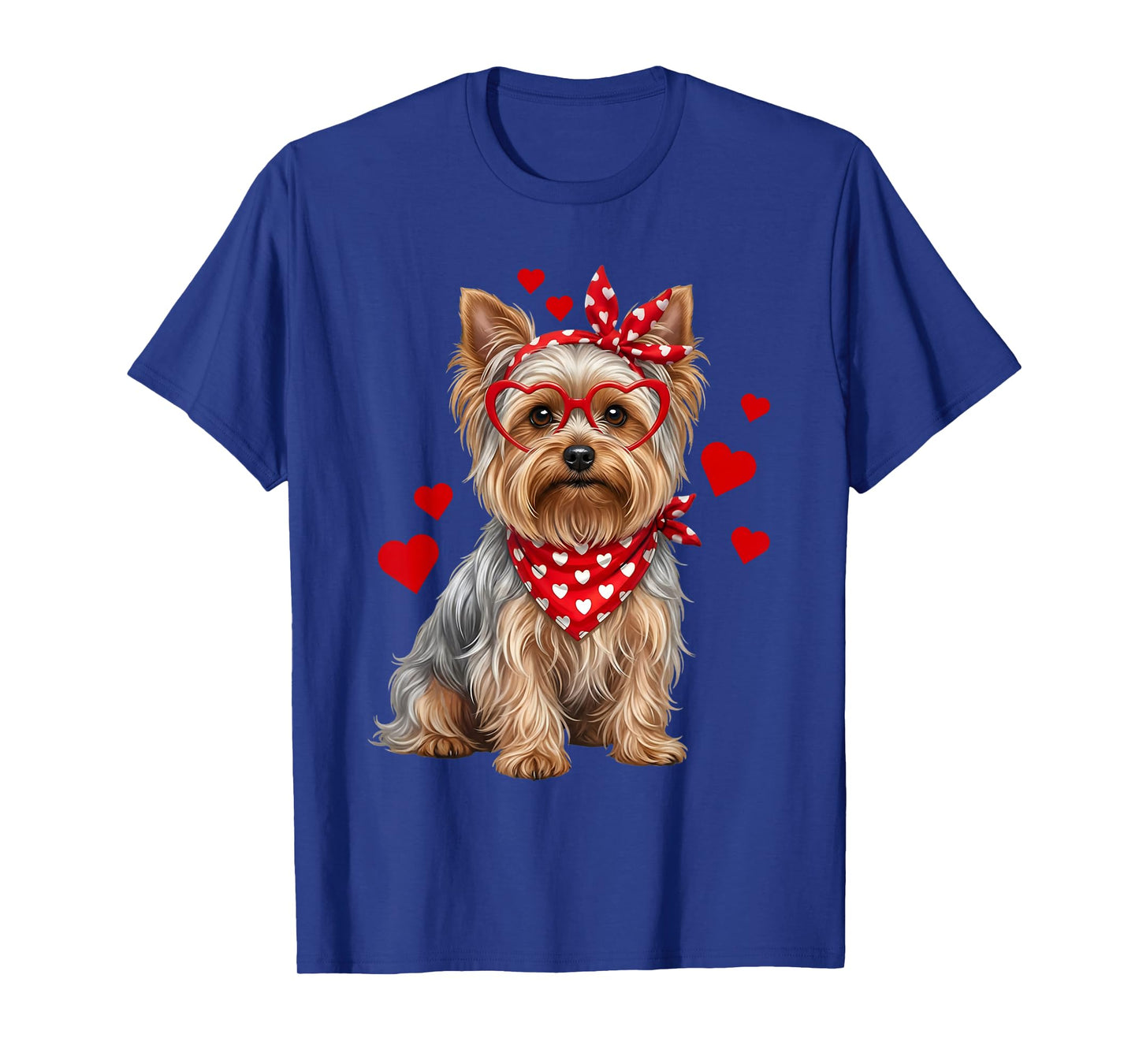 Yorkshire Terrier Valentines Day Dog Lover Heart T-Shirt