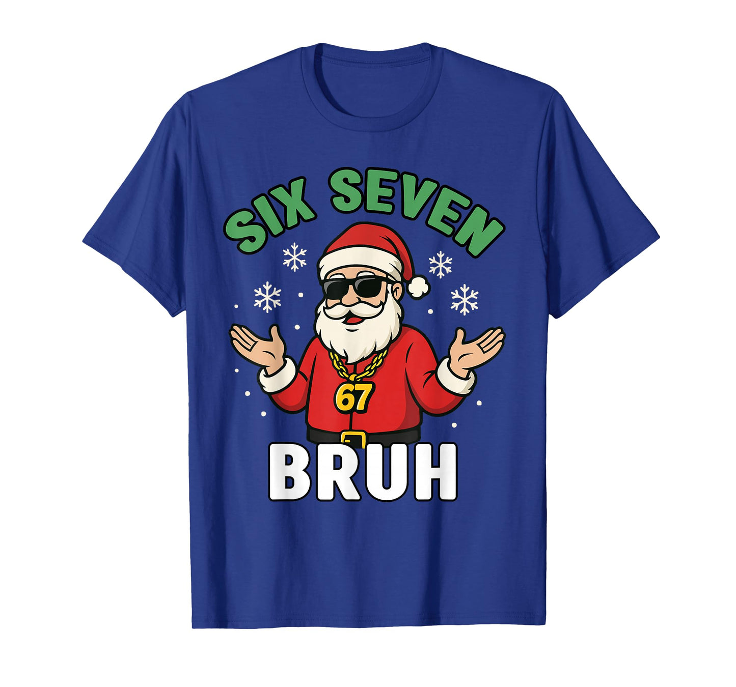 Six Seven 67 Christmas 6 7 Bruh Boys Kids 6-7 Meme Youth T-Shirt