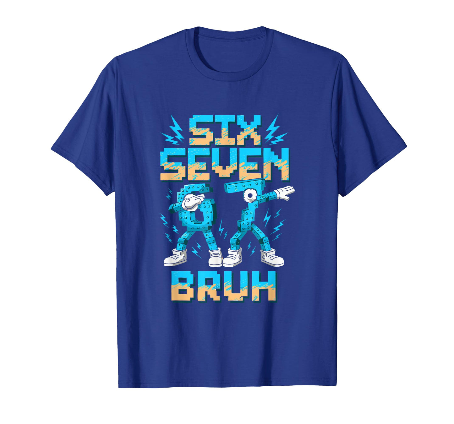 Funny 67 Dab Six Seven Burh Christmas 6 7 Dabbing Meme T-Shirt