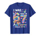 I was 6 Now I’m 7 Tie Dye Birthday Awesome Since 2019 Kids T-Shirt