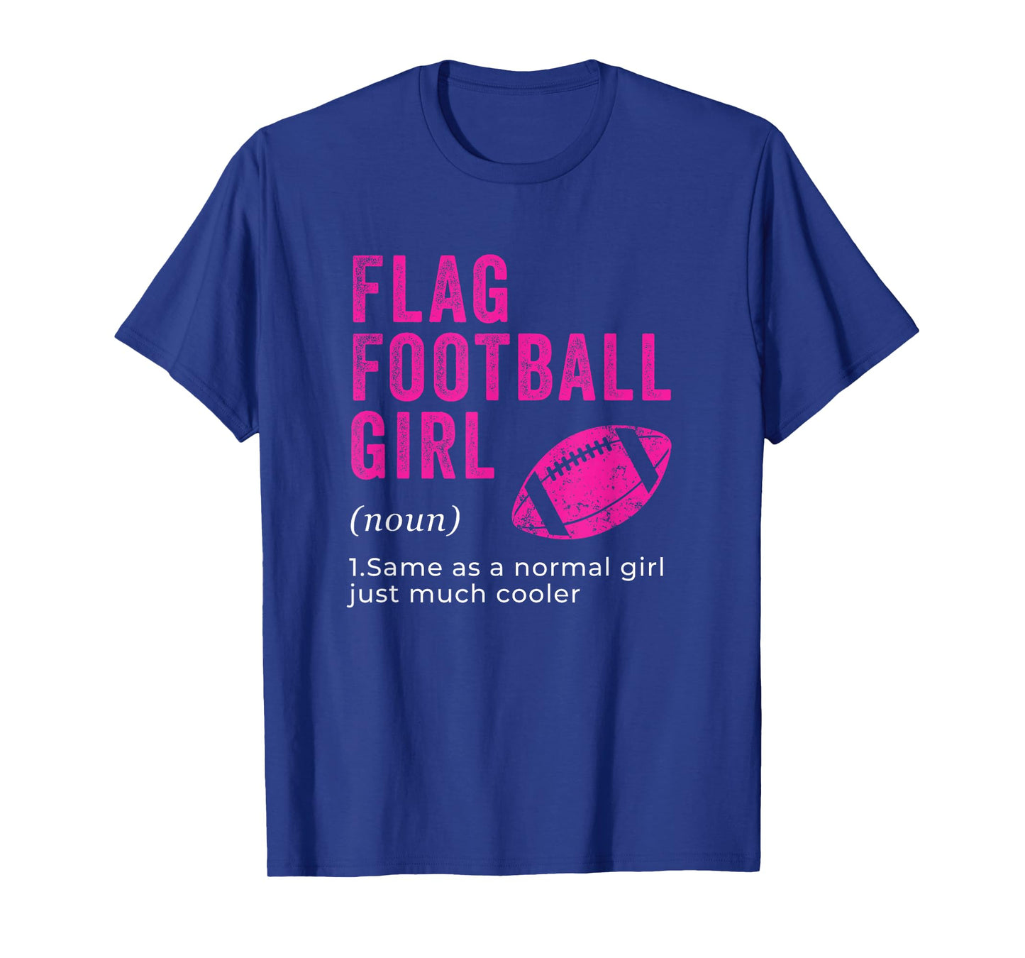 Flag Football Girls Sport Game Girl Women Players Outfit T-Shirt