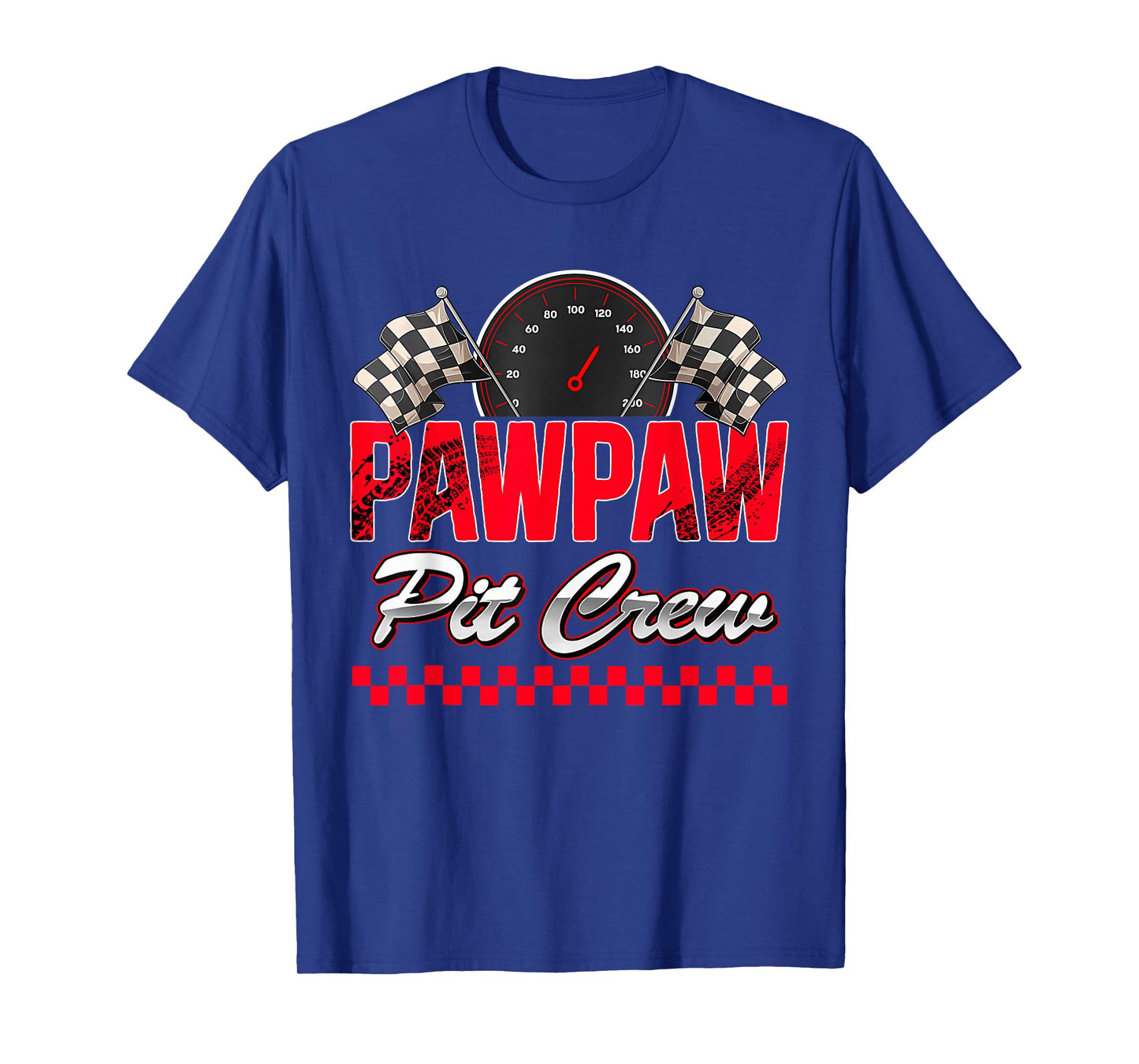 Pawpaw Pit Crew Race Car Birthday Boy Racing Family T-Shirt
