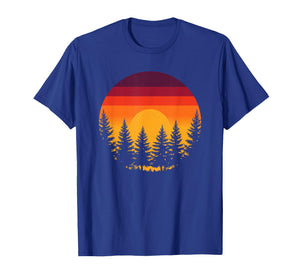 Mountain Forest Tree Nature Graphic Outdoor Hiking Adventure T-Shirt