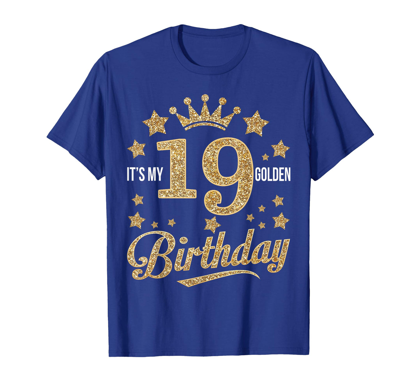 It's My 19th Golden Birthday 19 Year Old Bday Groovy T-Shirt