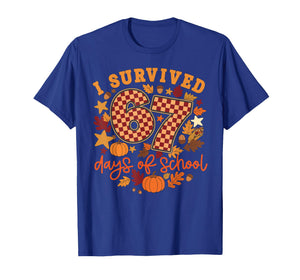 I Survived 67 Days of School Funny Teacher Thanksgiving Fall T-Shirt