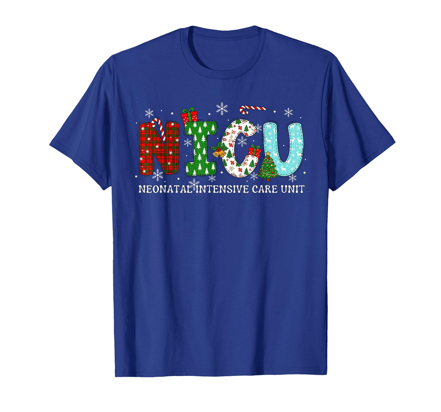 NICU Nurse Christmas Neonatal Intensive Care Unit Nursing T-Shirt