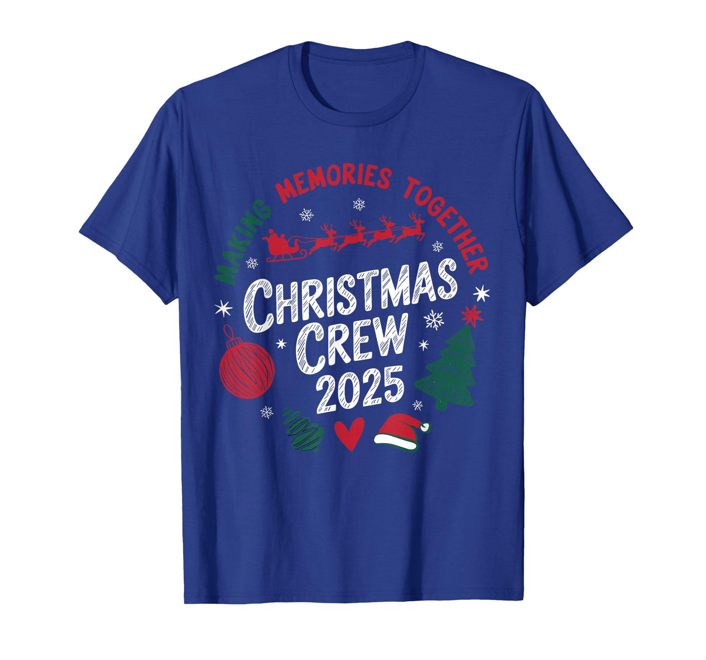Family Christmas 2025 Pajamas Outfit Matching Xmas T-Shirt