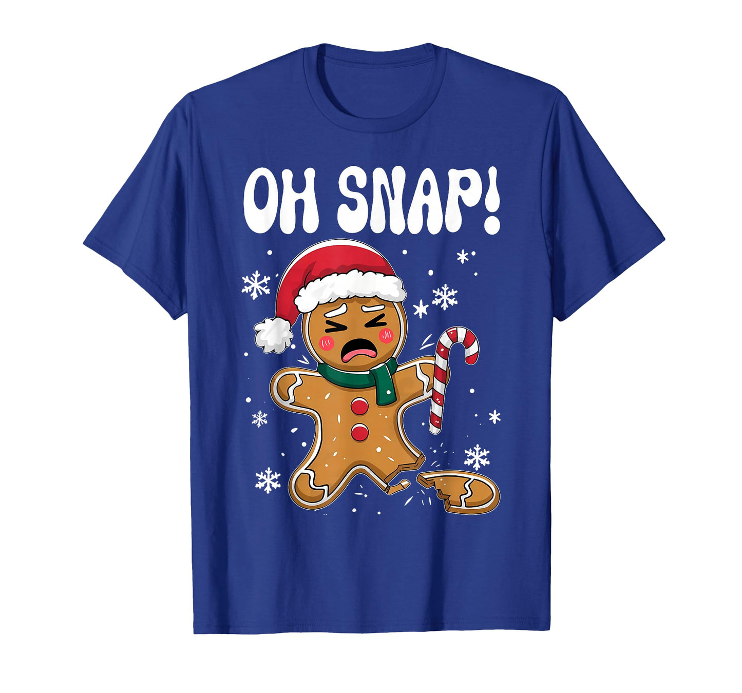 Gingerbread Man Oh Snap Christmas Funny Cookie Baking Gift T-Shirt