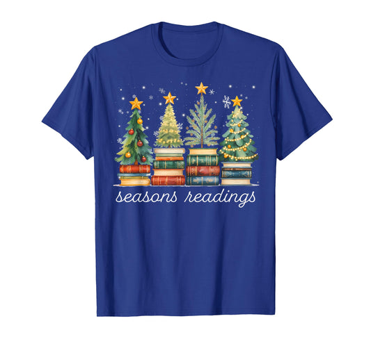 Seasons Readings All Booked for Christmas Book Reading Lover T-Shirt