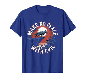 Make No Peace with Evil Tshirt Archangel Michael Jesus God T-Shirt