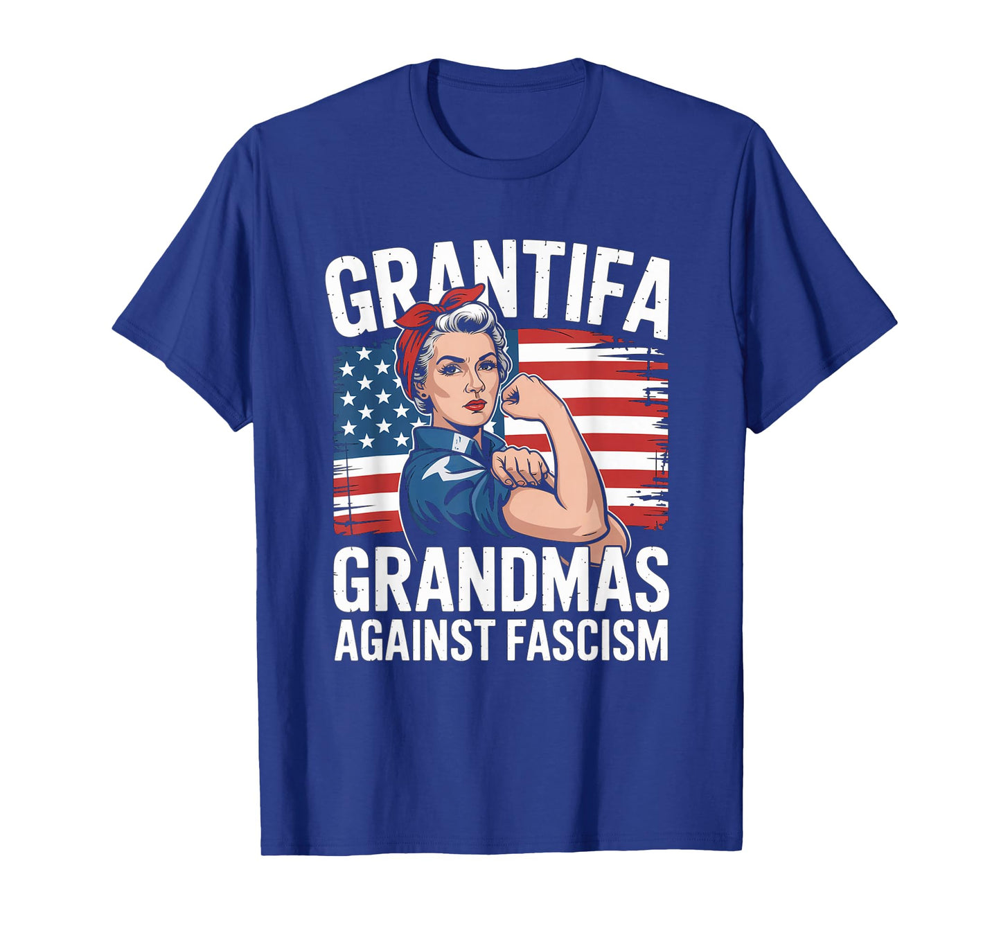 Grantifa Grandmas Against Fascism Flag Resist No Kings 50501 T-Shirt