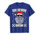 Bruh 67 Christmas Santa Six Seven 6 7 Boys Christmas Pajamas T-Shirt