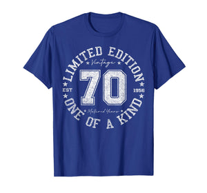 70 Year Old Gifts Vintage 1956 Limited Edition 70th Birthday T-Shirt