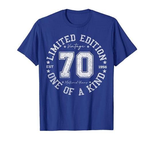 70 Year Old Gifts Vintage 1956 Limited Edition 70th Birthday T-Shirt