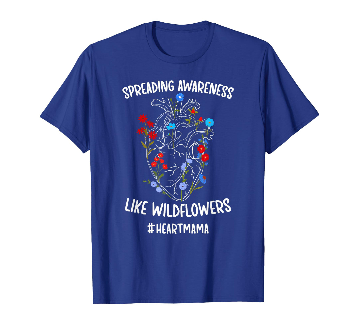 Heart Mama CHD Awareness Proud CHD Mom of A CHD Warrior T-Shirt