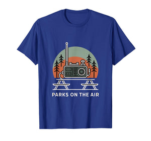 Parks On The Air Portable Ham Radio Operator Camping T-Shirt