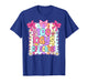 100 Days of School Girls Teachers 100th Day of School Preppy T-Shirt
