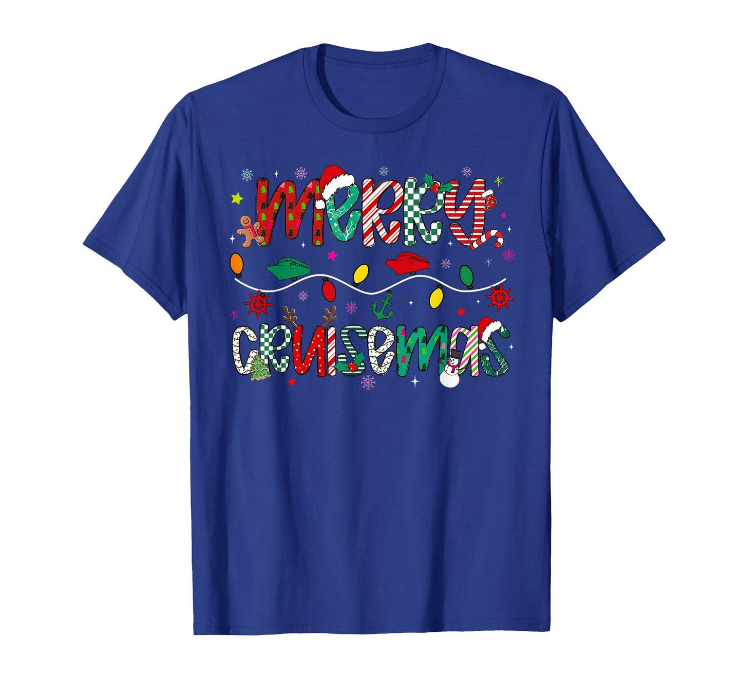 Funny Cruise Lover Merry Cruisemas Christmas Family Cruisin T-Shirt