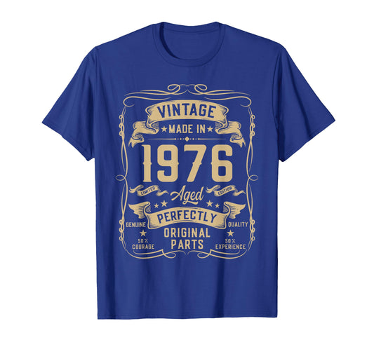 Vintage 1976 50yr 50th Birthday Gifts for Men 50 Years Old T-Shirt