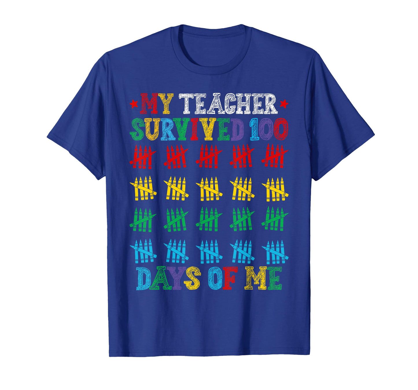 My Teacher Survived 100 Days of Me 100 Days of School Kids T-Shirt