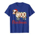 MOO Christmas Lights Funny Cow Lovers Cattle Famer Farming T-Shirt