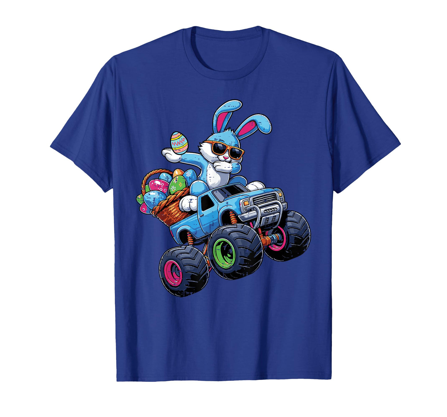 Easter Bunny Dab On Monster Truck Rabbit Boys Kids Youth Men T-Shirt