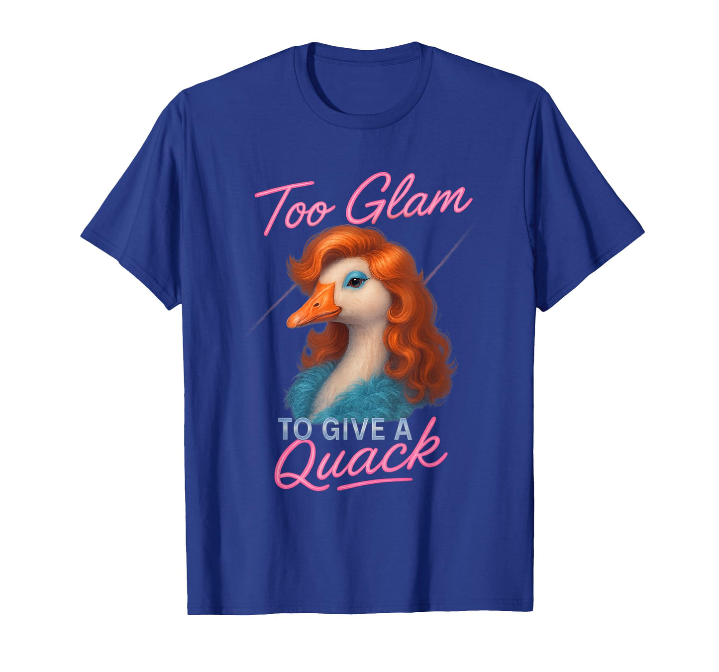 Cool Duck Attitude Funny Quack Quote Retro Style T-Shirt