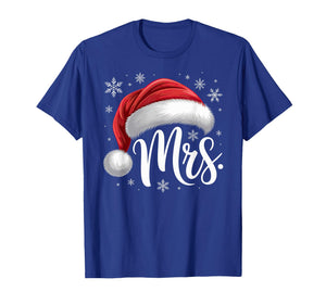 Mr and Mrs Claus Couples Matching T-Shirt