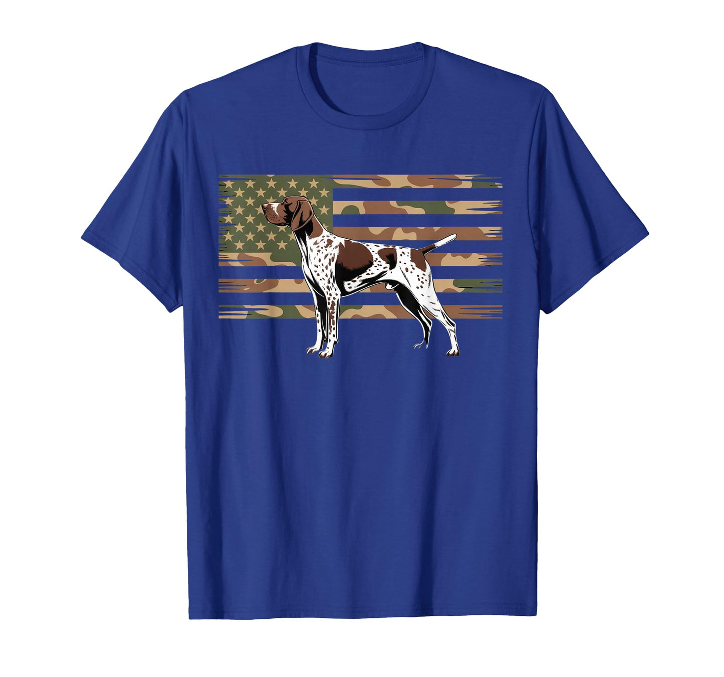 German Shorthaired Pointer Camouflage American Dogs Lover T-Shirt