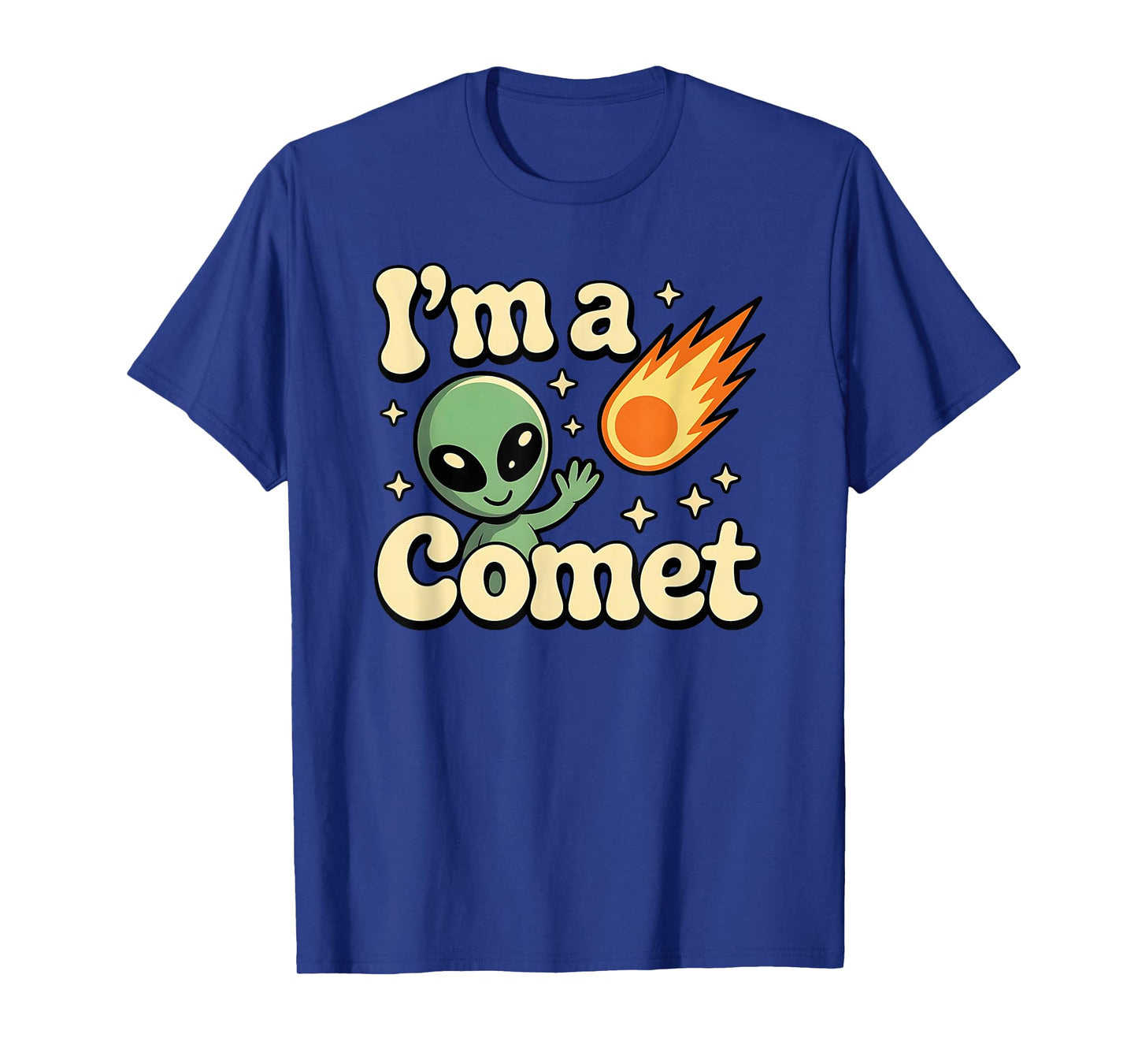 Cute Alien “I’m a Comet” Cosmic Funny 3I/Atlas Space Design T-Shirt