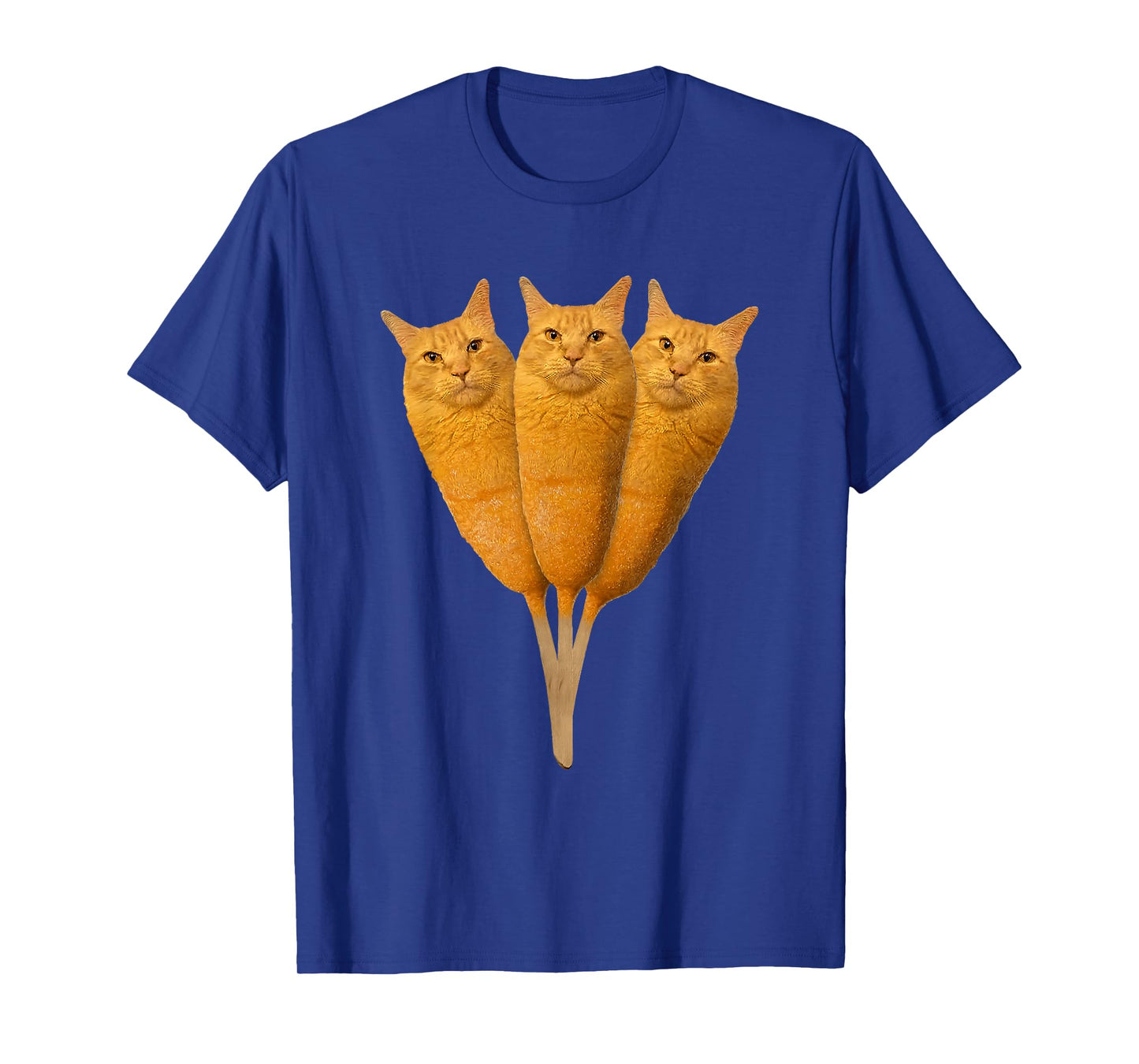 Corndog Cat Meme Silly Stupid Brainrot Funny Cat Lover T-Shirt
