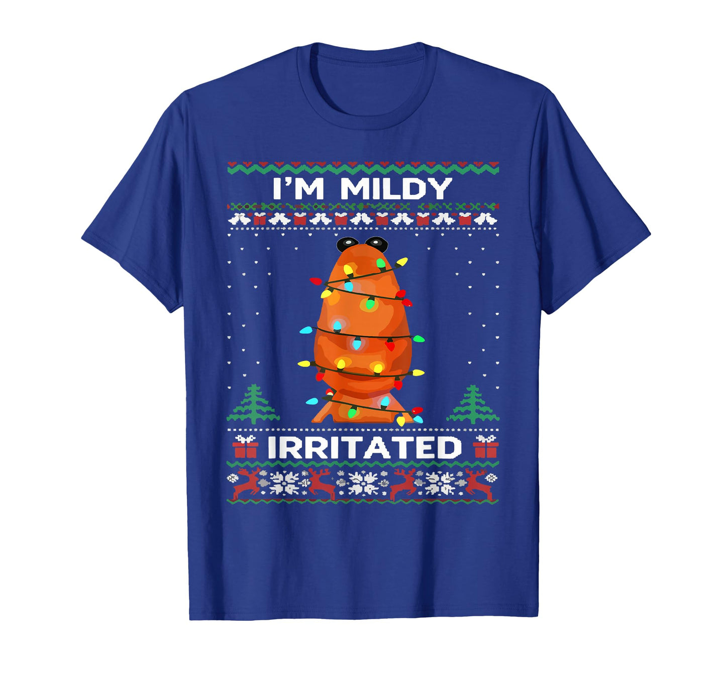 I'm Mildly Irritated Marcus The Worm Christmas Funny Meme T-Shirt