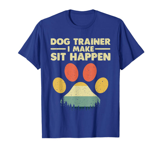 Dog Training Art for Men Women Puppy Agility Dog Trainer T-Shirt