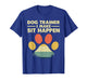 Dog Training Art for Men Women Puppy Agility Dog Trainer T-Shirt