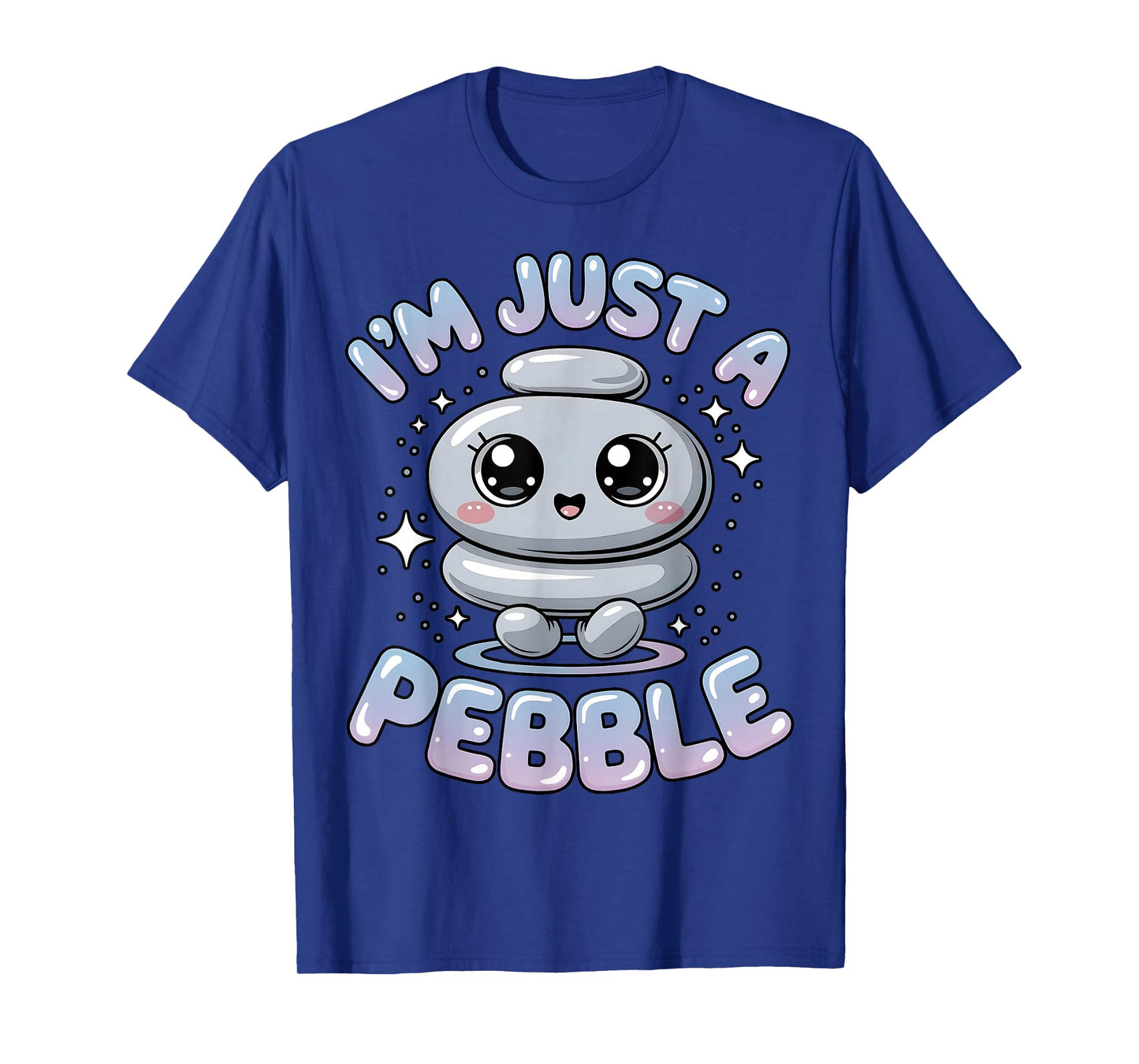 I’m Just a Pebble Funny Minimalist Rock Lover T-Shirt