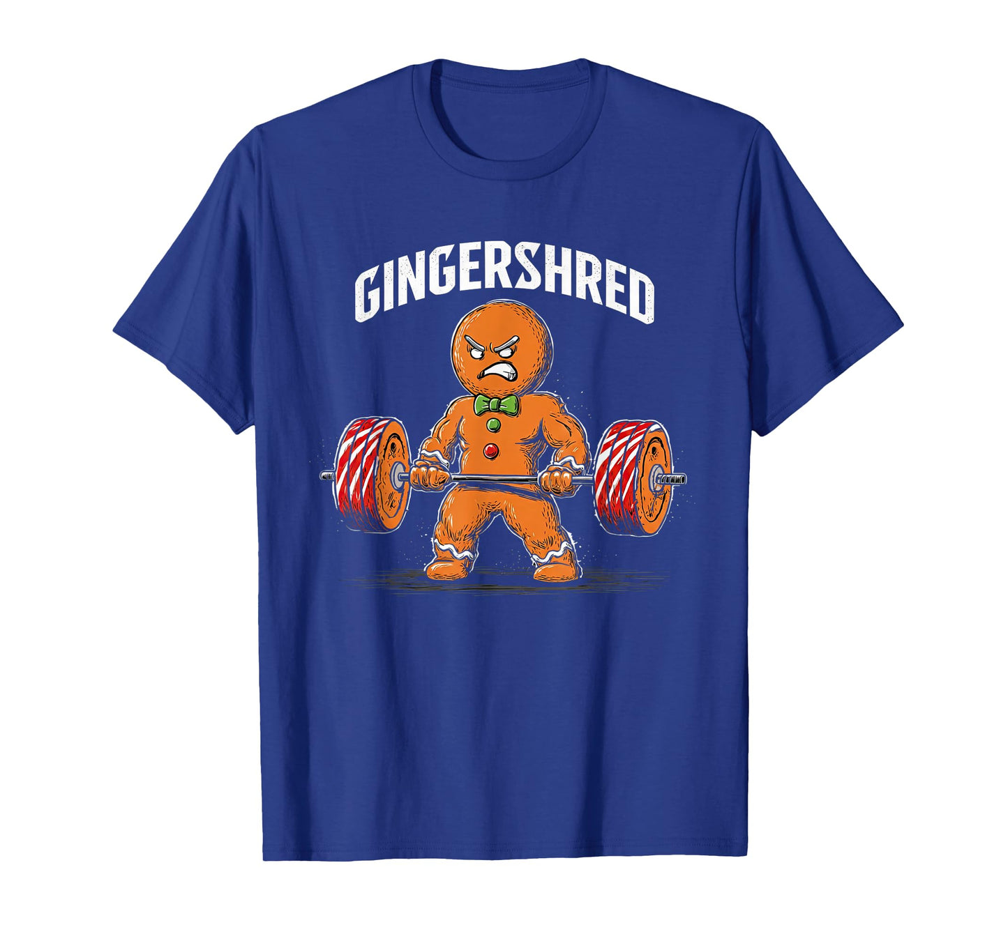 Gingershred Gingerbread Christmas Workout Gym Ginger-Shred T-Shirt