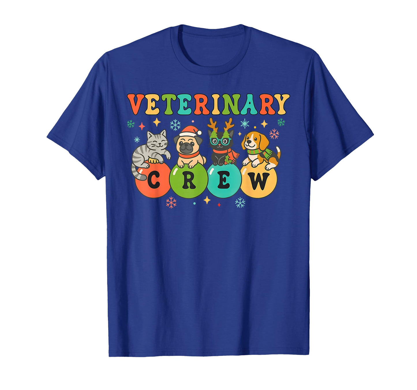 Veterinarian Christmas Veterinary Medicine Vet Technician T-Shirt